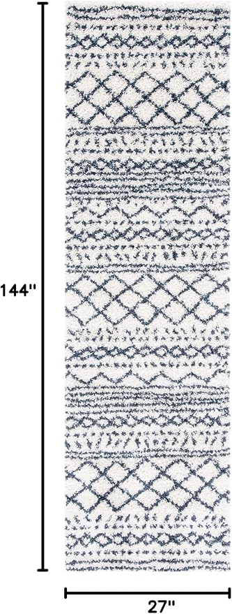 SAFAVIEH Arizona Shag Collection Runner Rug - Image 2