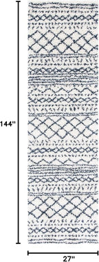 SAFAVIEH Arizona Shag Collection Runner Rug - Image 2