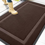 OLANLY Front Door Mat Indoor Outdoor Entrance, Waterproof All-Season, by OLANLY