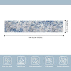 2x10 ft Washable Hallway Runner Rug – Non-Slip Stain-Resistant Low-Pile Long - Image 2