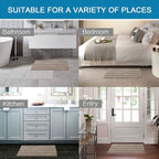 Non Slip Thick Shaggy Chenille Bathroom Rug Mat Set Extra Soft and Absorbent - Image 6