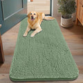 Smiry Dog Door Mat for Muddy Paws 48x30, Absorbent Dirt Trapper, Non-Slip by Smiry