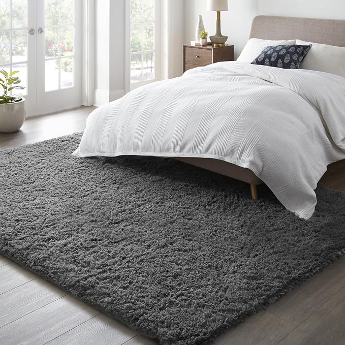 Ophanie 6x9 Area Rugs, Upgrade Non-Slip Fluffy Soft Rugs - Image 5