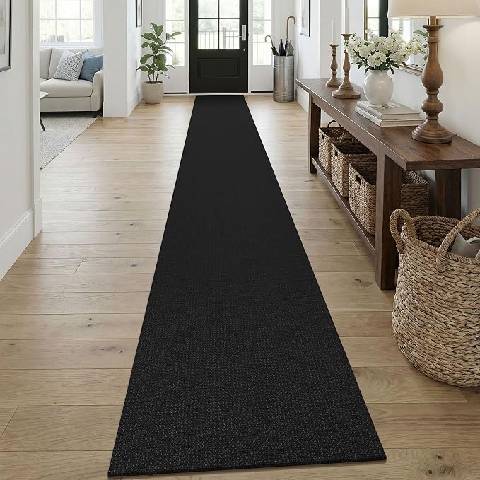 KOZYFLY Black 2x18 Runners Rugs by KOZYFLY