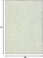 ROYHOME Washable Rug 4x6 Area Rugs - Image 2