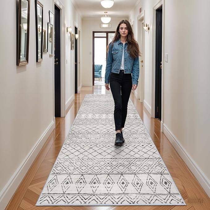 Washable 4x12 Rug for Hallway by BYYVOORugsforYourHome