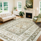LIANLAM Washable Rug 9x12 Area Rugs by LIANLAM