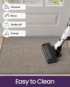 DEXI Ultra Thin Entryway Indoor Door Mat 36x56, Non Slip Rubber Backing Inside - Image 8