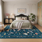 Unirea 6x9 Dark Blue Cat Area Rug - Image 3