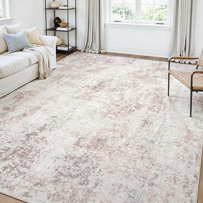 Area Rugs 6x9 Living Room: Large Soft Washable Rug Modern Abstract Anti-Skid by GENTDRIZZ