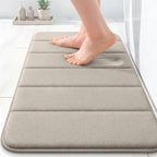 OLANLY Memory Foam Bath Mat 24x16, Super Soft Absorbent Bathroom Rugs, Quick Dry by OLANLY