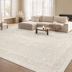 Washable Rug 9x12 Area Rugs: Vintage Floral Rugs - Image 7