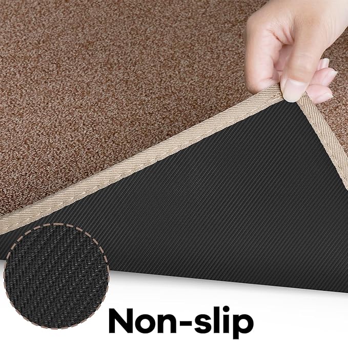 AREDO Runner Rug with Non Slip Rubber Backing, Washable Soft Floor Carpet - Image 5