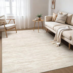 Nakagishi 5X7 Area Rugs Living Room: Washable Large Vintage Rug Neutral by NakagishiAreaRug