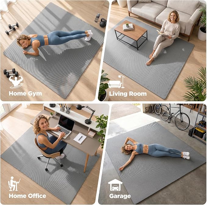 AIRHOP 18 PCS Gym Floor Mat, EVA Foam Puzzle Gym Mat, High-Density Interlocking - Image 7