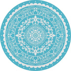 Pauwer Waterproof Outdoor Rug 8ft, Reversible Plastic Straw Patio Camping Rug - Image 9