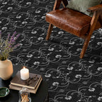 Rugxara Black Rug Area Rugs 5x7, Washable Rugs - Image 5