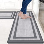 Mattitude Kitchen Mats Set of 2, Cushioned Anti-Fatigue Non-Skid Rug Sets by Mattitude