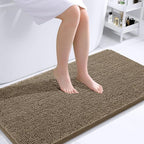 OLANLY Bathroom Runner Rugs 44x24, Extra Soft Absorbent Chenille Bath Rugs by OLANLY