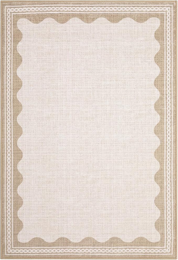 GarveeHome Scalloped Door Mat Indoor Rugs - Image 4