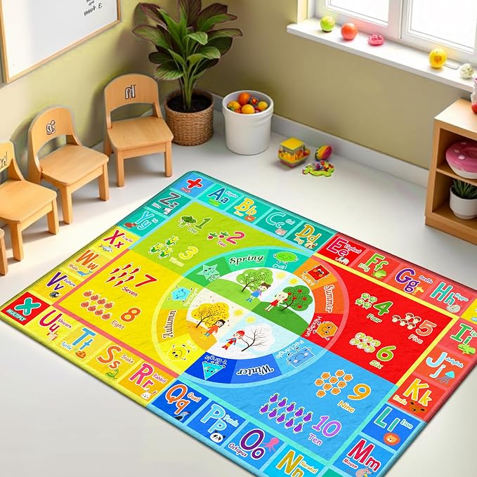 3x5 Small Kids Classroom & Playroom Rug - Image 6