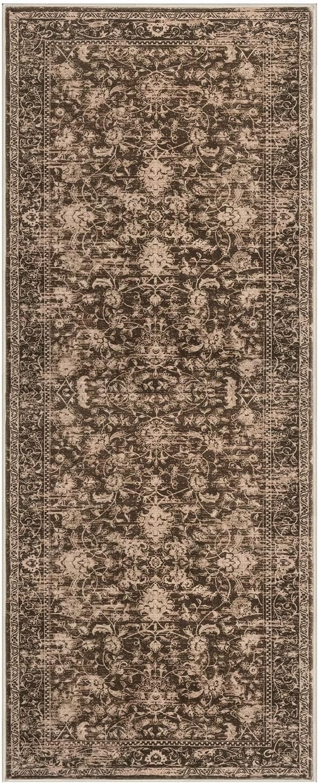 KILOCOCO Hallway Runner 3x8 Rug Runner Washable Kitchen Runners Printed Floral - Image 9