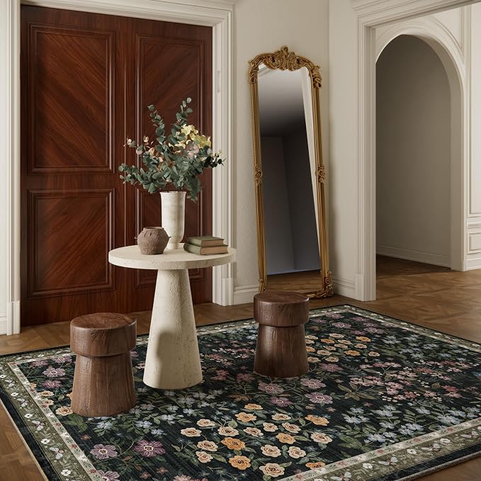 Machine Washable Living Room Rug: 6x9 Area Rugs - Image 7
