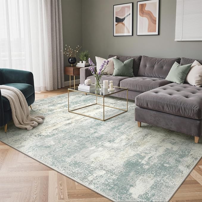 BEIMO Area Rugs 5x7 for Living Room Bedroom, Modern Abstract Machine Washable - Image 2