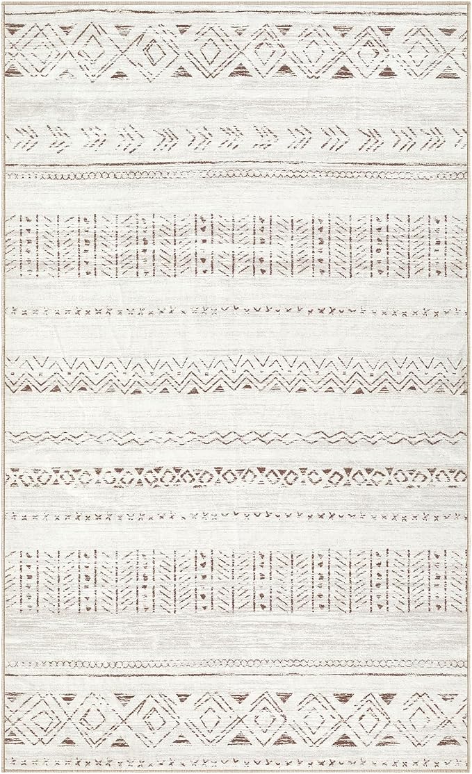 cotiled 3x5 Area Rugs Living Room Rug: Washable Boho Rugs - Image 6