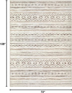 cotiled 6x9 Area Rugs Living Room Rug: Washable Boho Rugs - Image 2