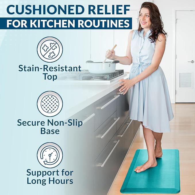 ComfiLife Anti Fatigue Floor Mat – 3/4 Inch Thick Perfect Kitchen Mat, Standing - Image 6