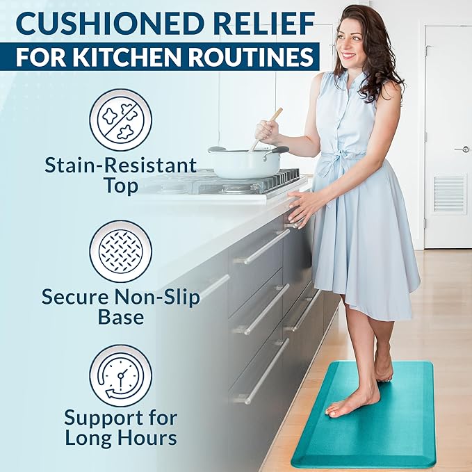ComfiLife Anti Fatigue Floor Mat – 3/4 Inch Thick Perfect Kitchen Mat, Standing - Image 6
