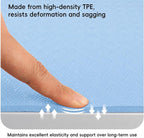 Extra Wide Yoga Mat 72" x 32", 6mm Non Slip TPE Exercise Mat - Image 7