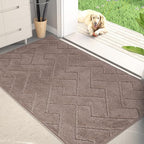 PURRUGS Dirt Trapping Door Mat 32" x 47", Non-Slip Machine Washable Entry Rug by PURRUGS