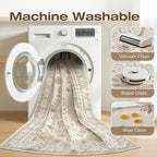 3x5 Washable Area Rug, Large Rugs - Image 9