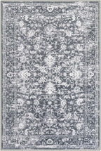 KILOCOCO Area Rug 6x9 Living Room Rug Washable Printed Vintage Floral Non Slip - Image 9