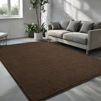 Pettop 4x6 ft Brown Area Rugs for Bedroom Living Room, Washable Memory Foam - Image 2