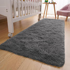 YJ.GWL Fluffy Runner Rugs for Bedroom Living Room Soft Shag Rug 2x6 Feet - Image 6