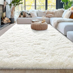 5x7ft Fluffy Fuzzy Area Rug for Living Room Bedroom, Ultra Soft Rugs for Living by Awaytail
