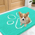 OLANLY Dog Door Mat for Muddy Paws 24x16, Paw Print Design, Absorbs Moisture by OLANLY