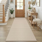 KOZYFLY Runners for Hallways 3x8 ft Washable Kitchen Runner Non Slip Rubber by KOZYFLY