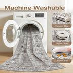 Washable 5x7 Area Rug for Living Room - Image 2