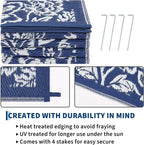 Garvee Outdoor Rugs 9' x 12’ Waterproof Reversible Mats, Large Area Plastic - Image 4