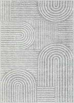 Lahome Abstract Area Rug 5x7, Soft Washable Rugs - Image 8