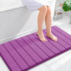 OLANLY Memory Foam Bath Mat 44x24, Super Soft Absorbent Bathroom Rugs, Quick Dry by OLANLY