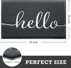 CozyBounty Door Mat Hello Mats Outdoor Indoor Non-Slip Doormat - Image 3