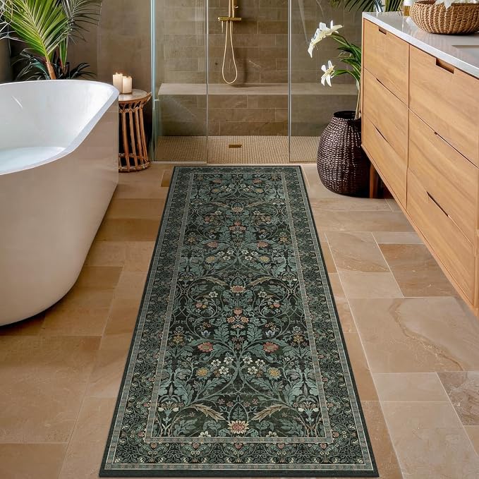 2x5 Runner Rug Non Slip Washable by Evyhood