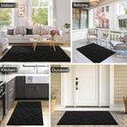 hicorfe Indoor Door Mat, Non Slip Door Mats, Absorbent Resist Dirt Entrance - Image 8