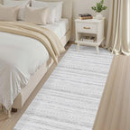 cotiled Hallway 2.6x10 Runner Rugs: Washable Boho Rugs - Image 3