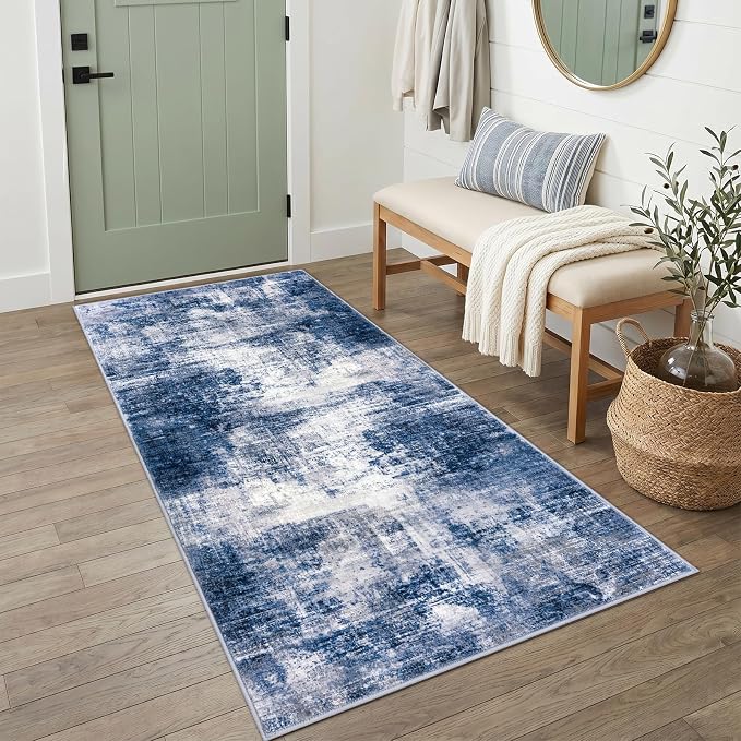 IOHOUZE Abstract Runner Rug 3x6 Ft Washable Runners by iOhouze